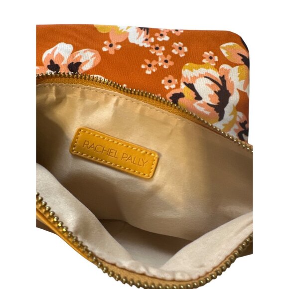 Rachel Pally Floral Mustard Yellow Zippered Clutch With Tassel Accent - Picture 3 of 3